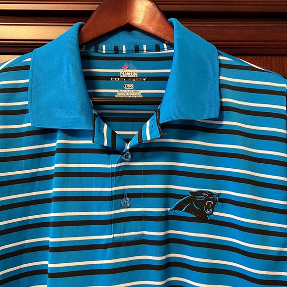 Like New Carolina Panthers Golf ⛳️ Performance Polo  with Cool Base keep you 😎! - Picture 3 of 8